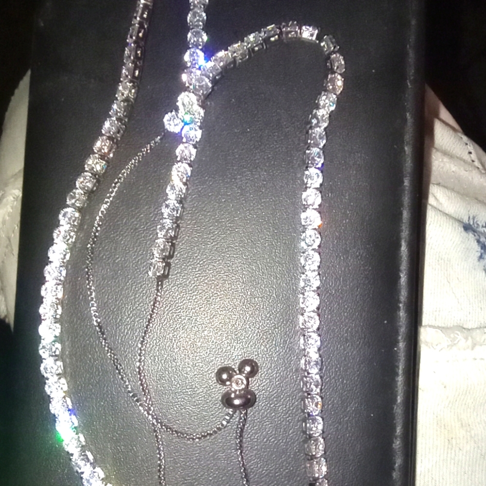 16 CT Round Cut Lab-Created Diamond Necklace 14k White Gold Plated